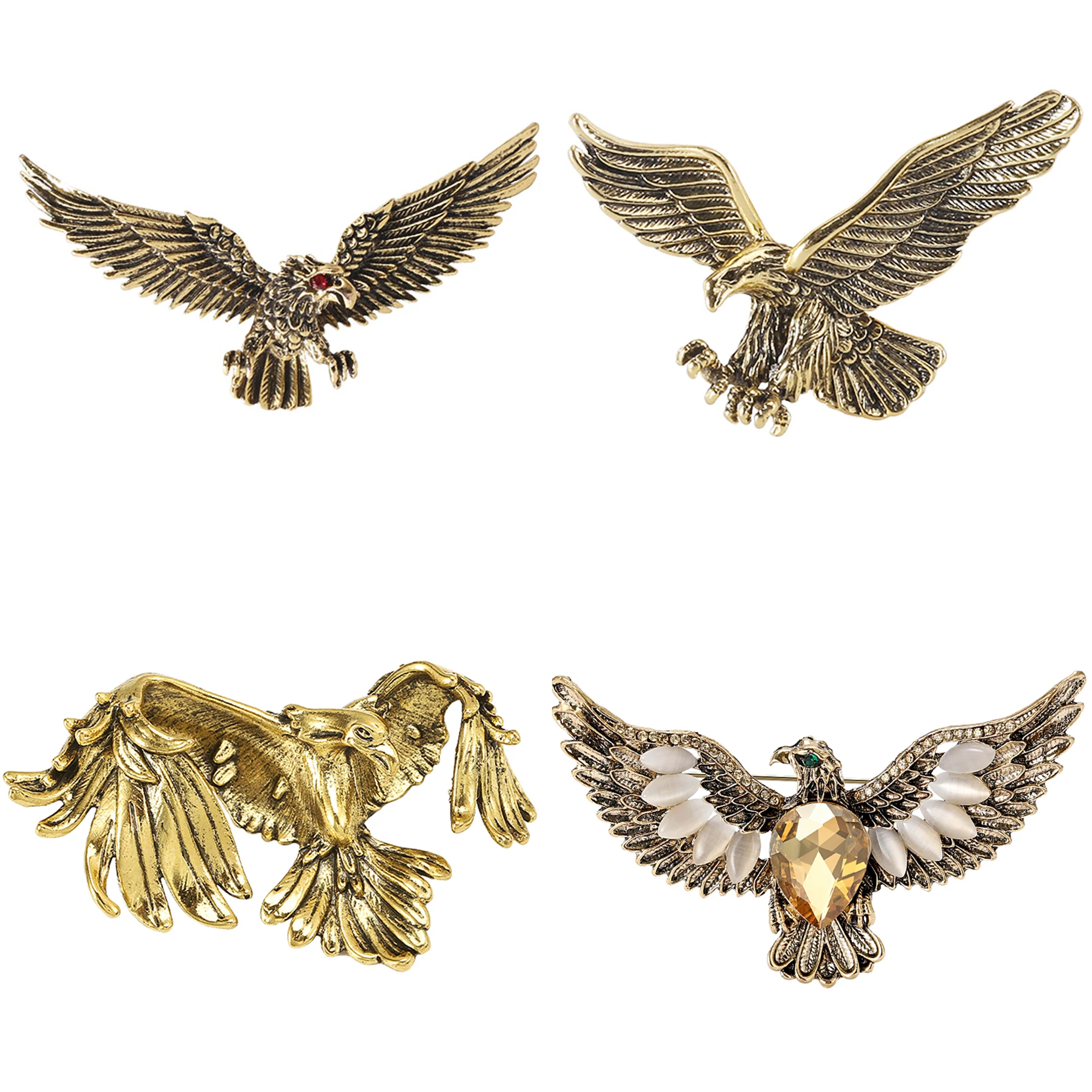 Women'S Accessories Categories - Emaille Adelaar Broches voor Vrouwen Unisex