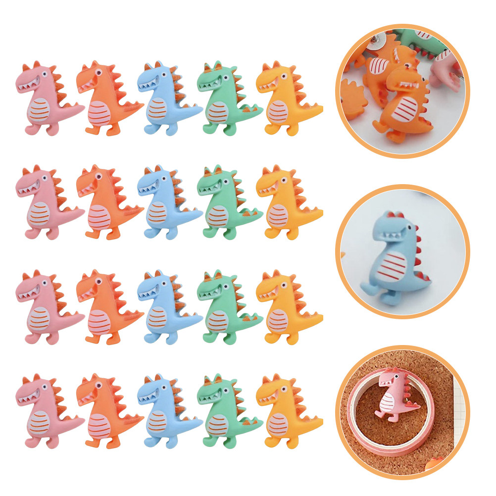 Women Accessories Photos - 20 stuks dinosaurus decoratieve punaises voor