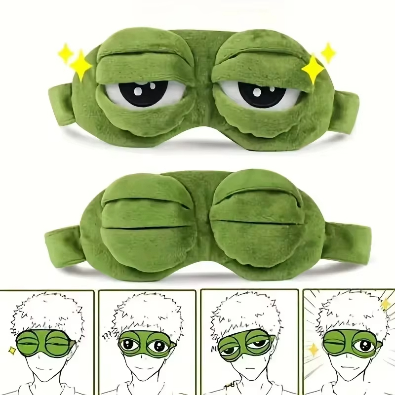 Women Accessories Trendy - Kikkervormig oogmasker feestspel grappig oogmasker cartoon