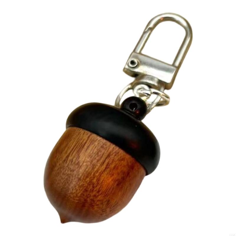 Women Accessories Store - Functionele Twist Open Acorn-sleutelhanger met miniatuurcompartiment