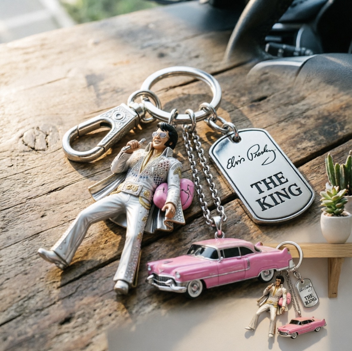 Women'S Keychain Accessories - Michael Jackson sleutelhanger, klassieke Dance King