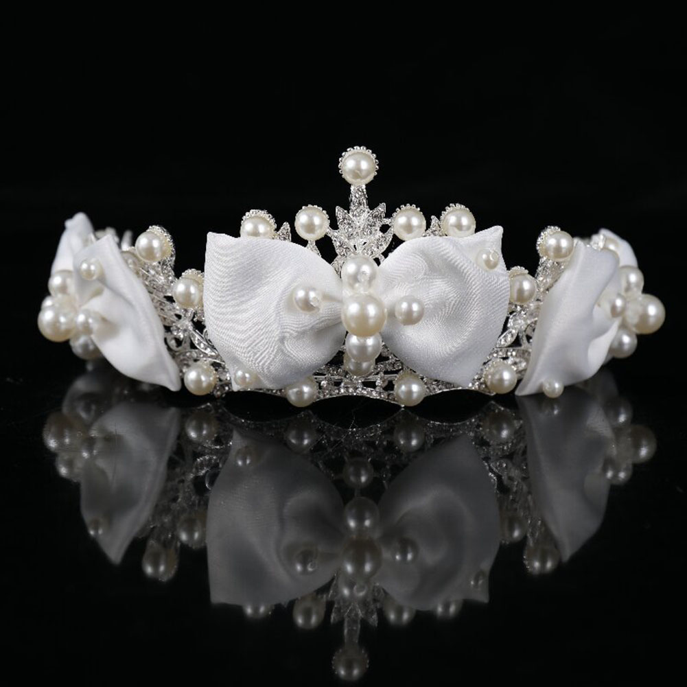Queen Accessories - Bruidskroon Koningin Hoofdband Vrouwen Bowtie Haaraccessoires
