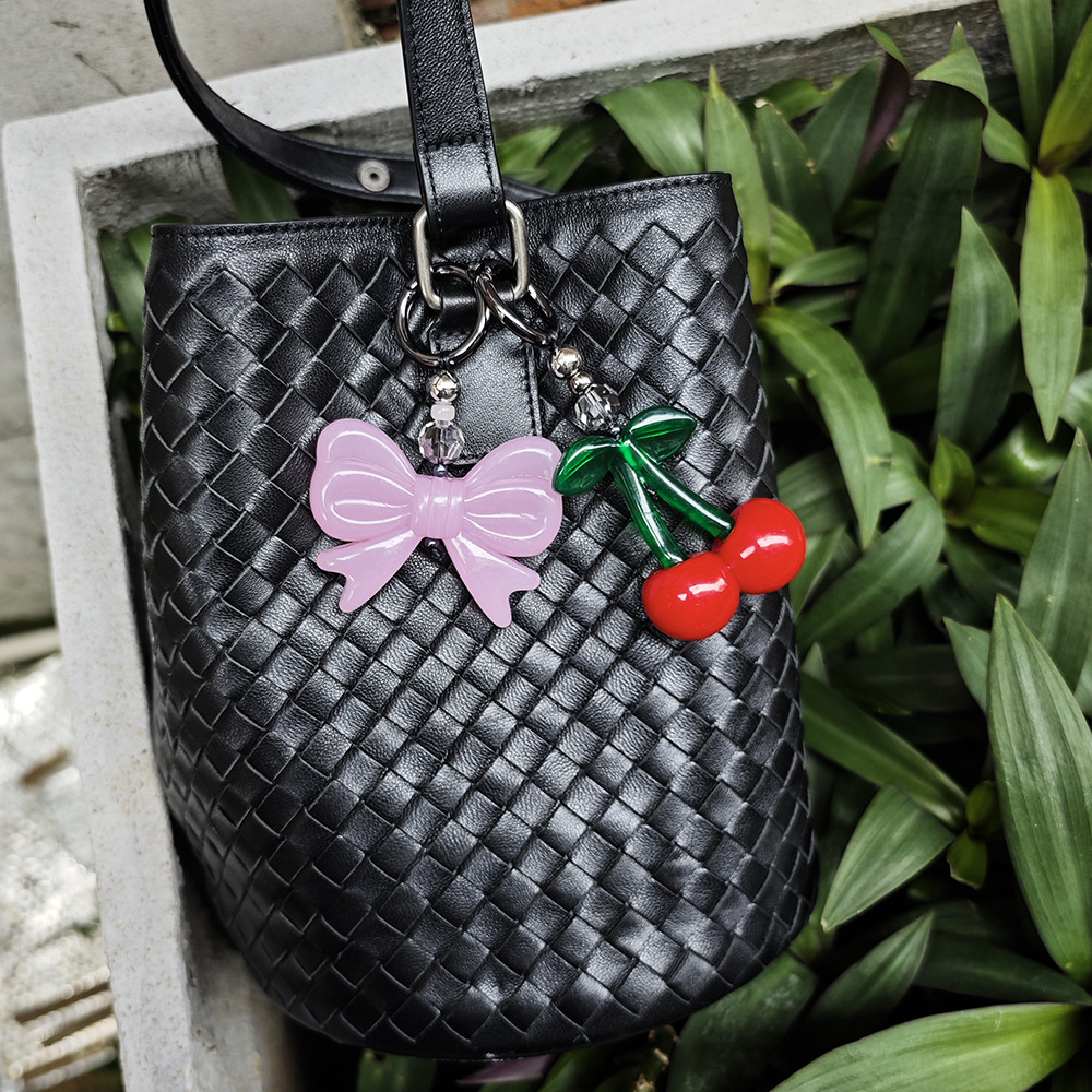 Women'S Y2K Accessories - HERLOOK Big Cherry Bag Charm sleutelhanger