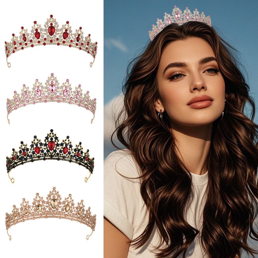 Women'S Vintage Accessories - Vintage Leaf Vine verzilverde strass bruidskroon