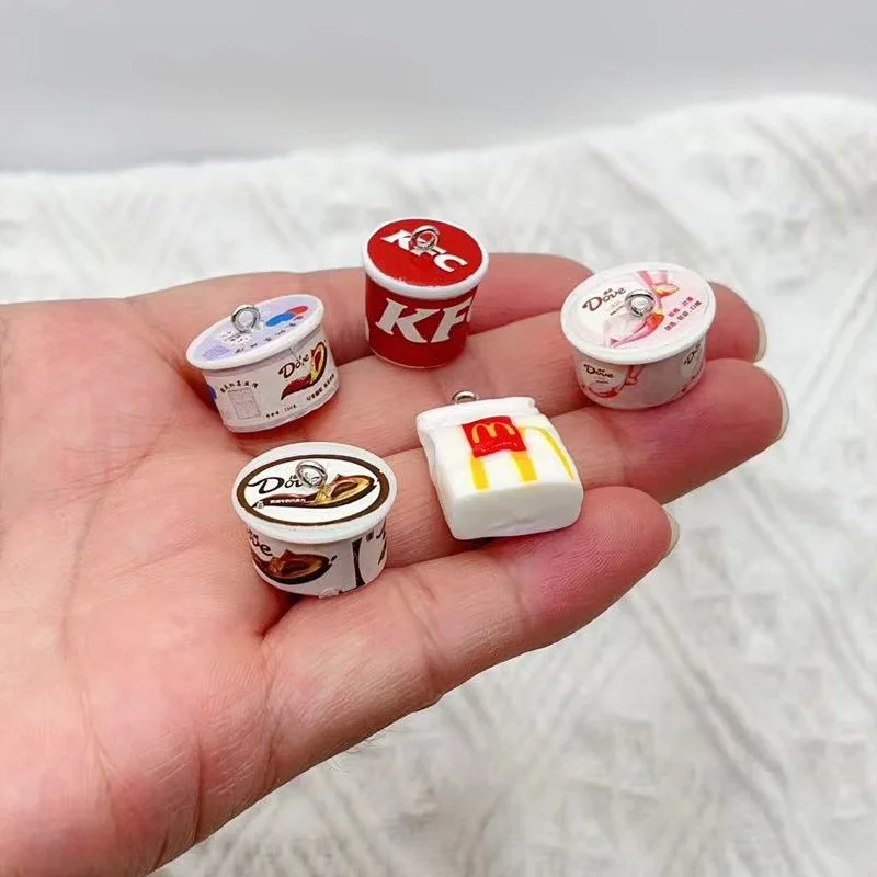 Resin Bangle Bracelet - 10 Stks/partij Hars 3d Food Hamburg