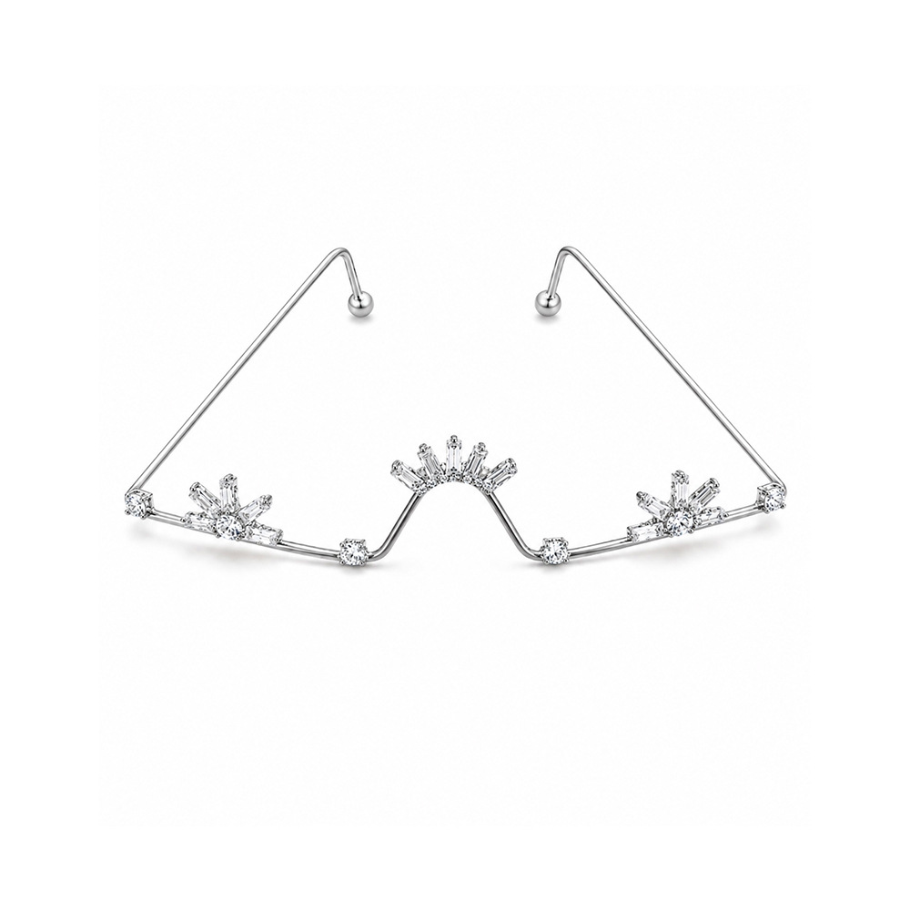 Nieuwe Strass Randloze Decor B - Women Accessories Photos recensie en prijs