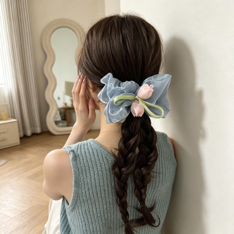 Koreaanse Tulip Elastic Scrunc - Women Accessories Photos recensie en prijs