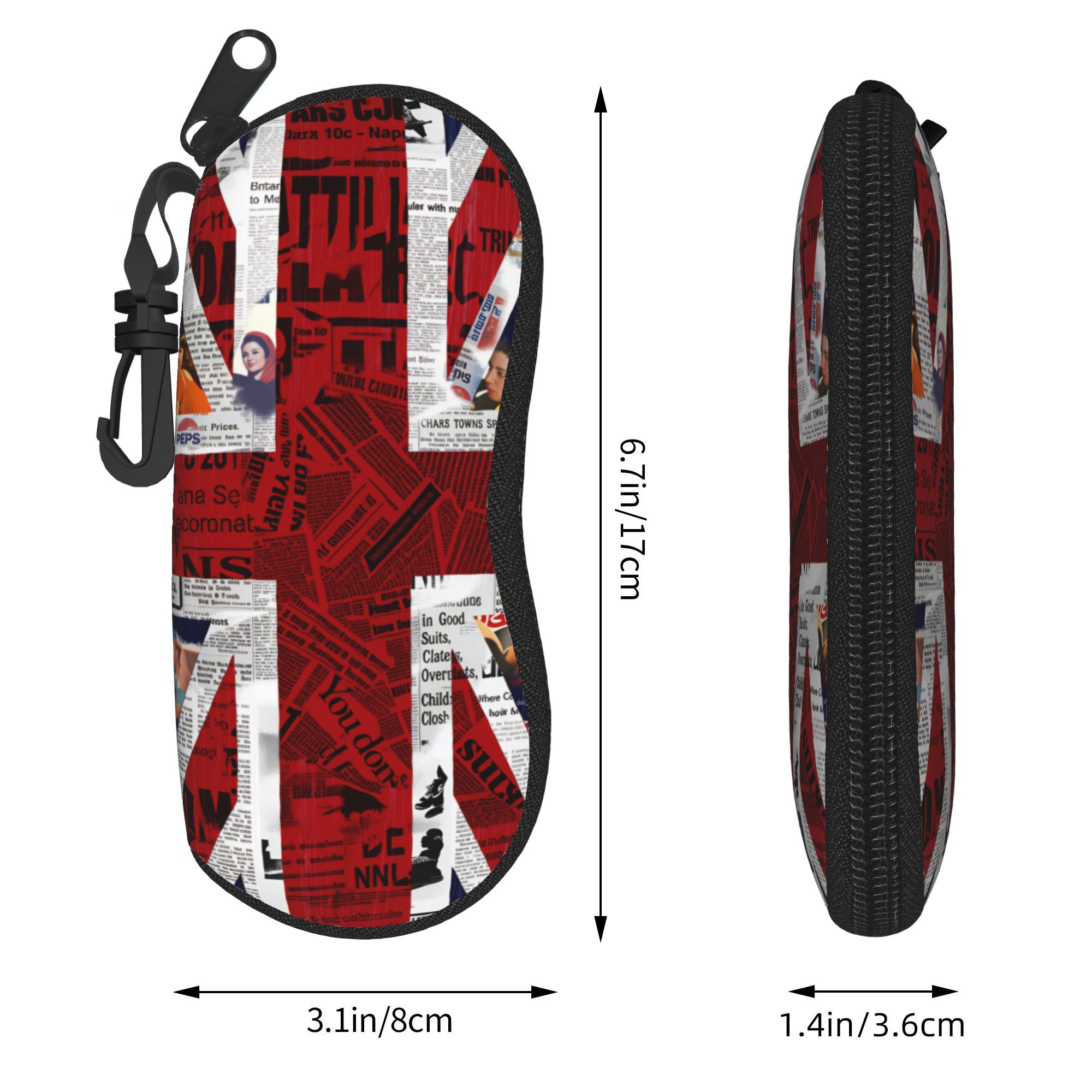 Britse vlag UK brillenkoker op - Women'S Accessories Uk recensie en prijs