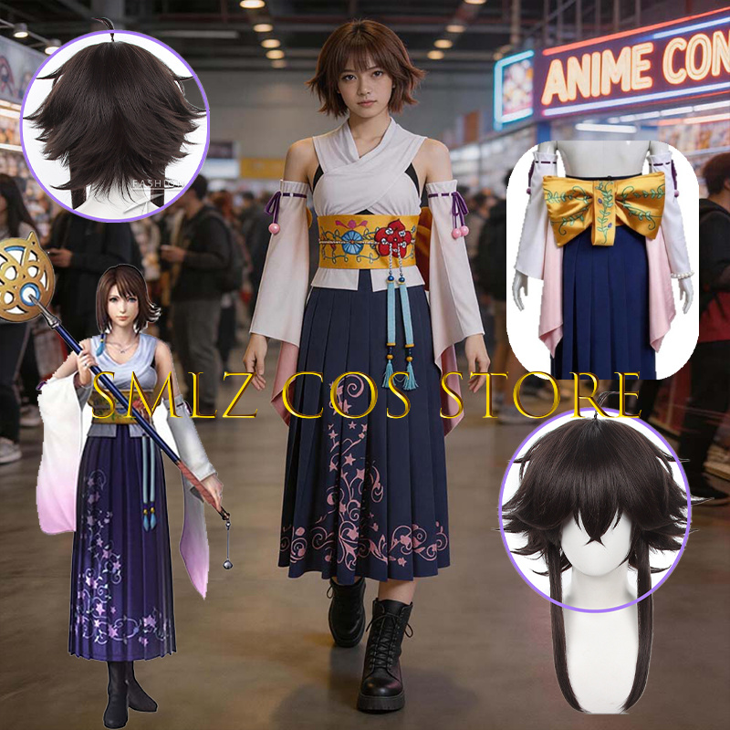Smlz FFX Yuna Cosplay Anime FF - Women'S Kimono Accessories recensie en prijs