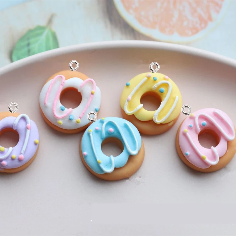 10 stuks Kawaii Kleur Donut Ha - Resin Bangle Bracelet recensie en prijs