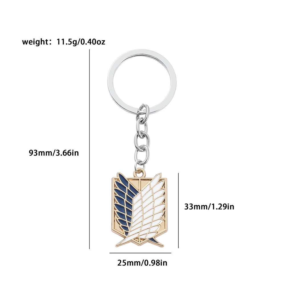 Anime Attack on Titan Emaille  - Women'S Keychain Accessories recensie en prijs