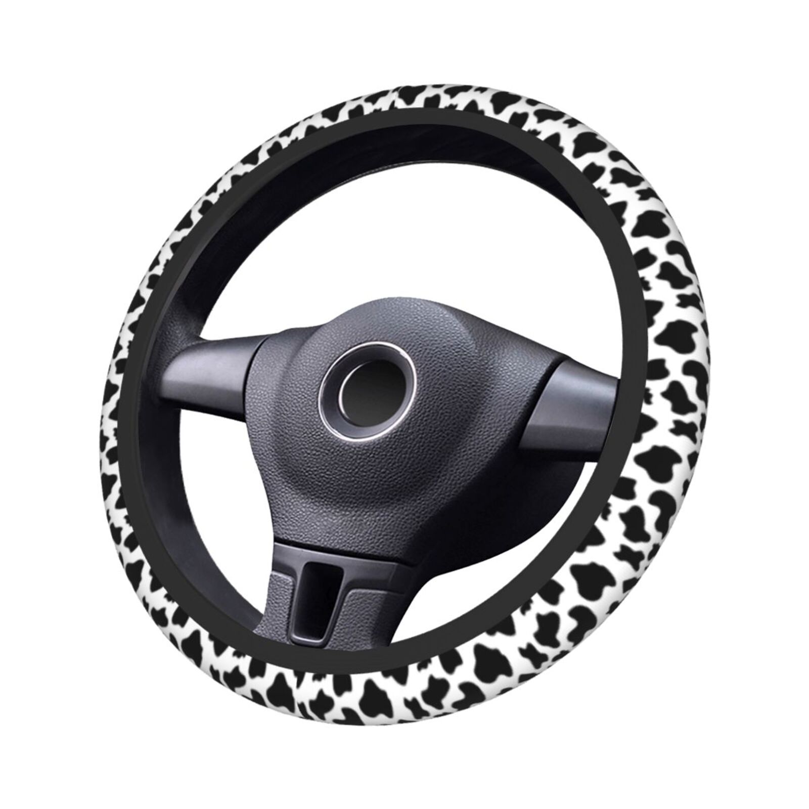 Zwart-wit koe patroon stuurwie - Women'S Accessories Vans recensie en prijs