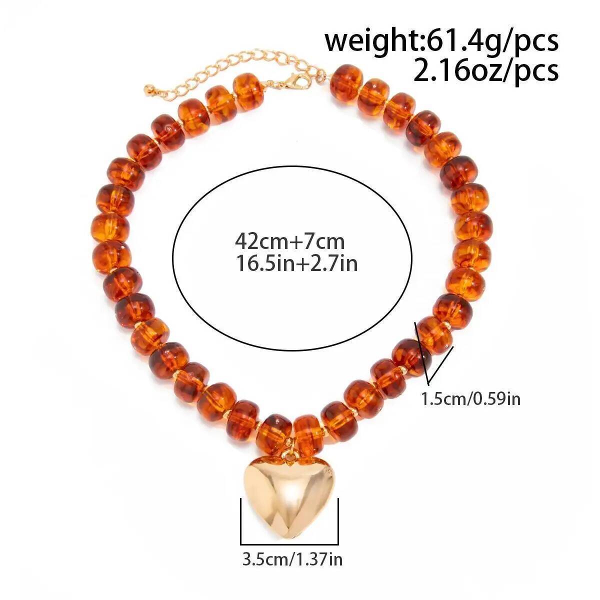 SHIXIN Trendy Amber Acryl Hars - Resin Bangle Bracelet recensie en prijs