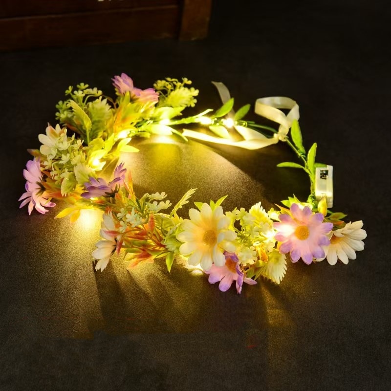 LED Lichtgevende Bloemenkrans  - Women Accessories Photos recensie en prijs