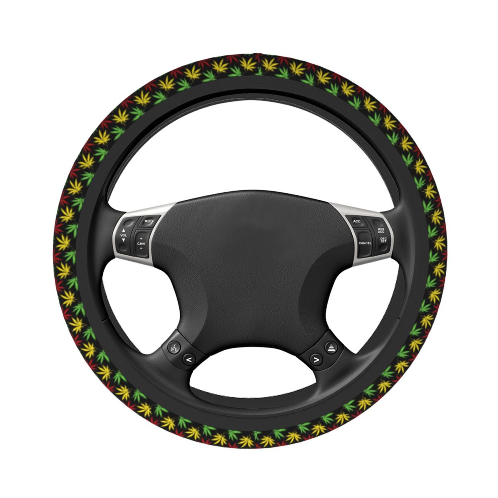 Kleurrijke wietbladprint stuur - Women'S Accessories Vans recensie en prijs