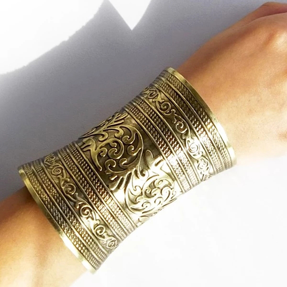 Vintage legering brede manchet - Women Accessories India recensie en prijs
