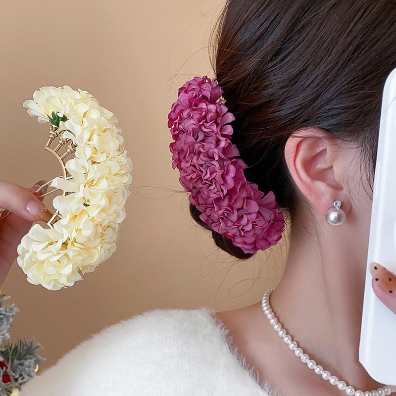 1pc Pastorale Paars Gele Bloem - Women Accessories Photos recensie en prijs