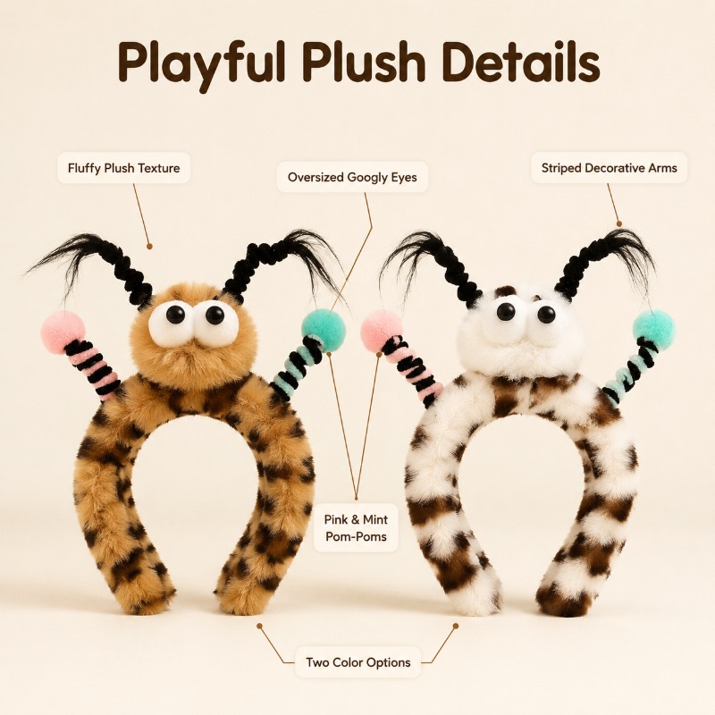 Leuke pluizige monster-oog haa - Women Accessories Photos recensie en prijs