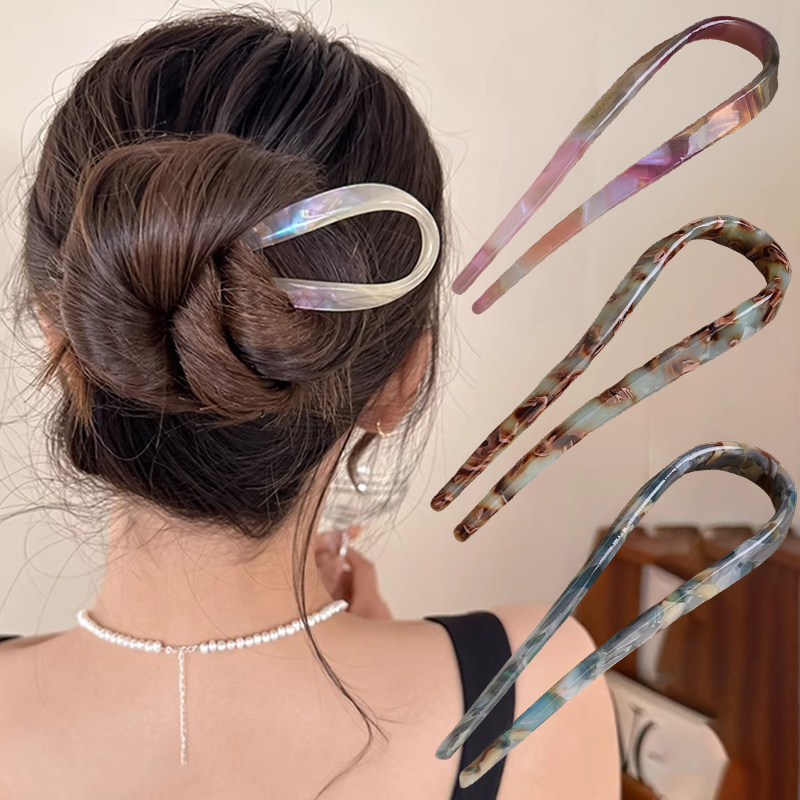 U-vormige haarstokjes Acetaat  - Women Accessories Trendy recensie en prijs