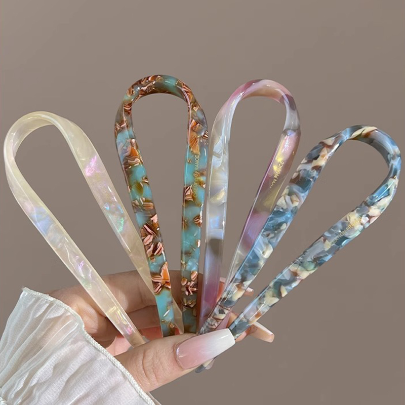U-vormige haarstokjes Acetaat  - Women Accessories Trendy recensie en prijs