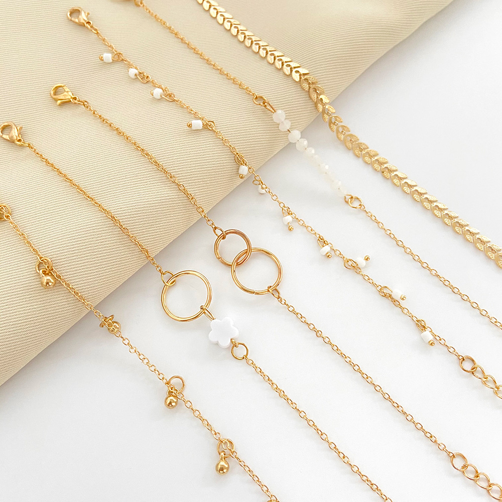 6 Delige Set Gouden Kleur Geom - Resin Bangle Bracelet recensie en prijs