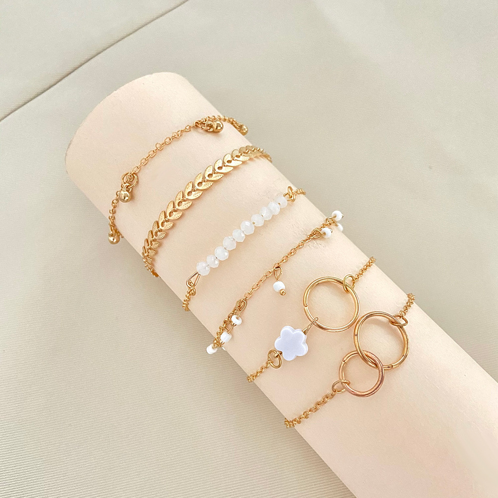 6 Delige Set Gouden Kleur Geom - Resin Bangle Bracelet recensie en prijs