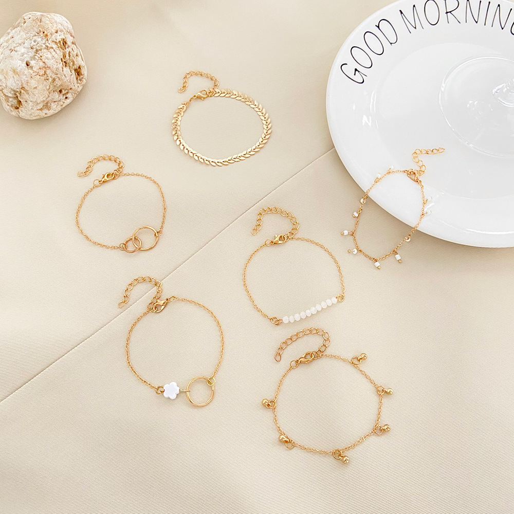 6 Delige Set Gouden Kleur Geom - Resin Bangle Bracelet recensie en prijs