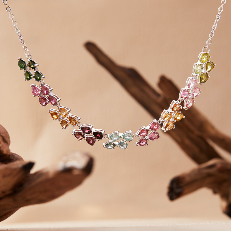 925 Sterling Zilver Gekleurde  - Charm Necklace Dainty recensie en prijs