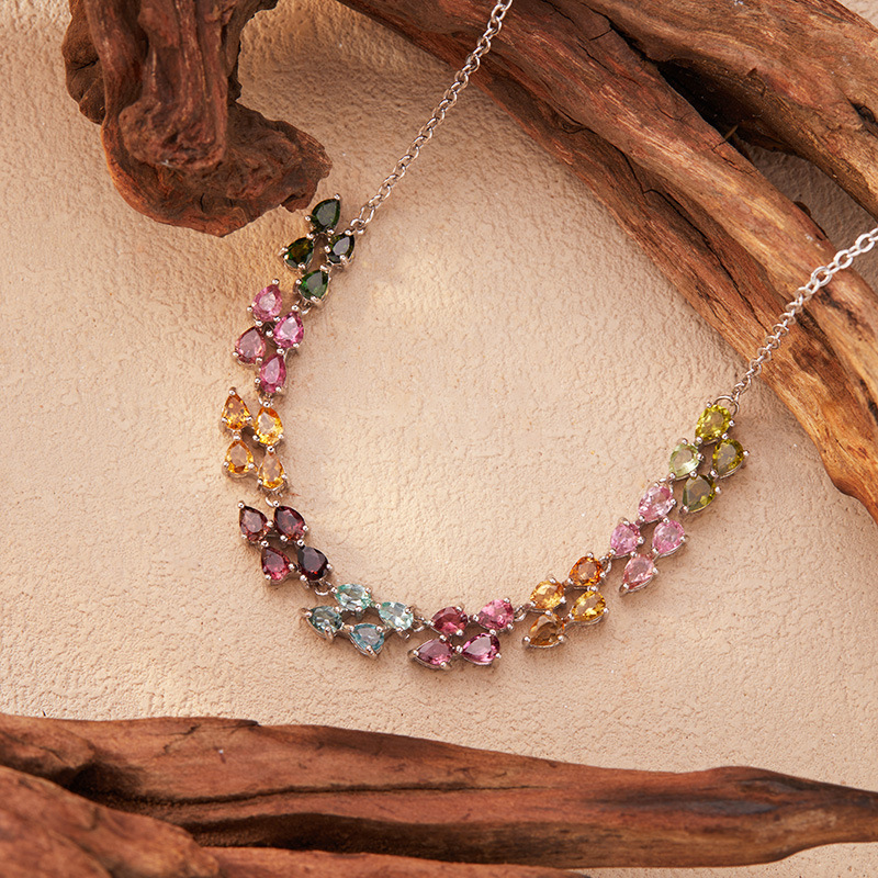 925 Sterling Zilver Gekleurde  - Charm Necklace Dainty recensie en prijs