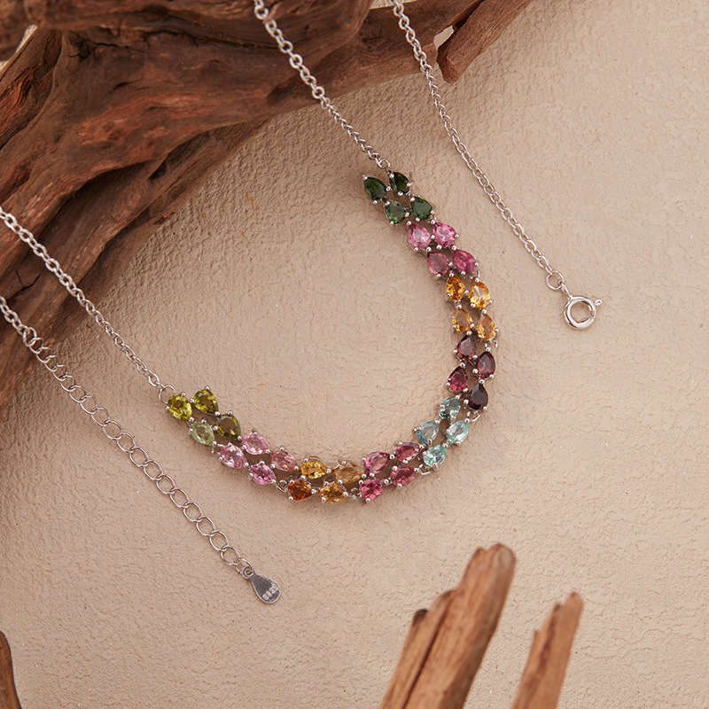 925 Sterling Zilver Gekleurde  - Charm Necklace Dainty recensie en prijs