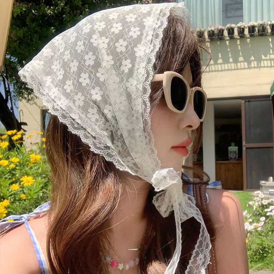 1PC driehoekige kanten sjaal w - Women Accessories Photos recensie en prijs